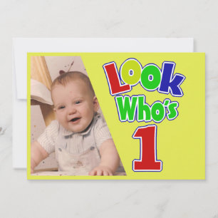Invitation Regardez qui est 1/ Anniversaire