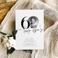 Regardez qui est 60 drôle Photo Simple 60e anniver