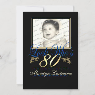 Invitation Regardez qui est 80 Photo