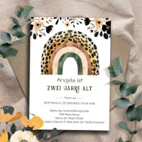 Regenbogen Boho 2. Geburtstag