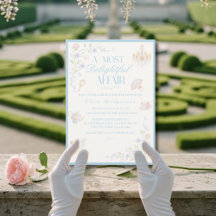 Regency Floral Tea garden Bridal shower