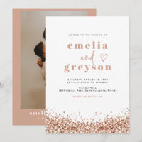 REGINA Glam Rose Gold Sequins Mariage Disco