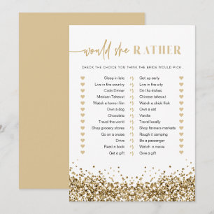 Invitation REGINA Jaune Or Plairait Elle Mariage Jeu