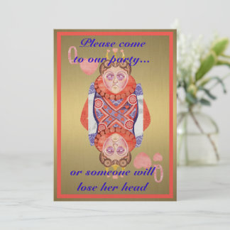 Invitation Reine des Coeurs
