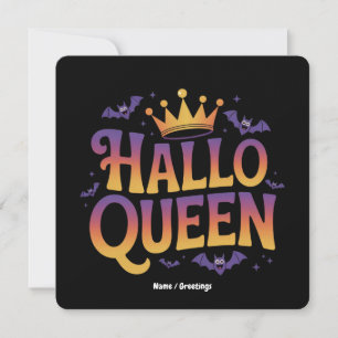 Invitation Reine d'Halloween Costume de femme chauve-souris C