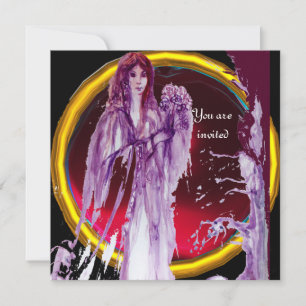 Invitation REINE GUINEVERE gem bordeaux