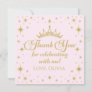 Invitation Reine Princesse Merci
