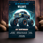 Invitation Rejoignez Kids Boy Cars Cool Monster Camion 1er an<br><div class="desc">Revenez sur l'excitation avec notre "Join Kids Boy Cars Cool Monster Truck 1st Birthday Invitation!" Cette conception dynamique prépare le terrain à une célébration à haute octane avec voitures cool et camions monstres. Que votre petit soit un passionné de voiture ou que vous planifiez une fête sur le thème du...</div>