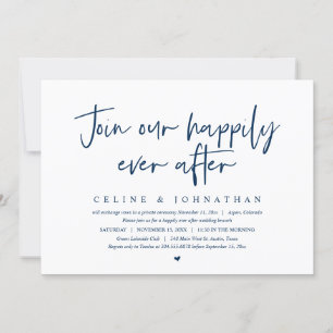 Invitation Rejoignez Notre Heureux Après-Midi, Mariage Brunch