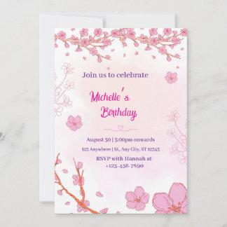 Invitation Rejoignez-nous pour célébrer l'anniversaire de Mic