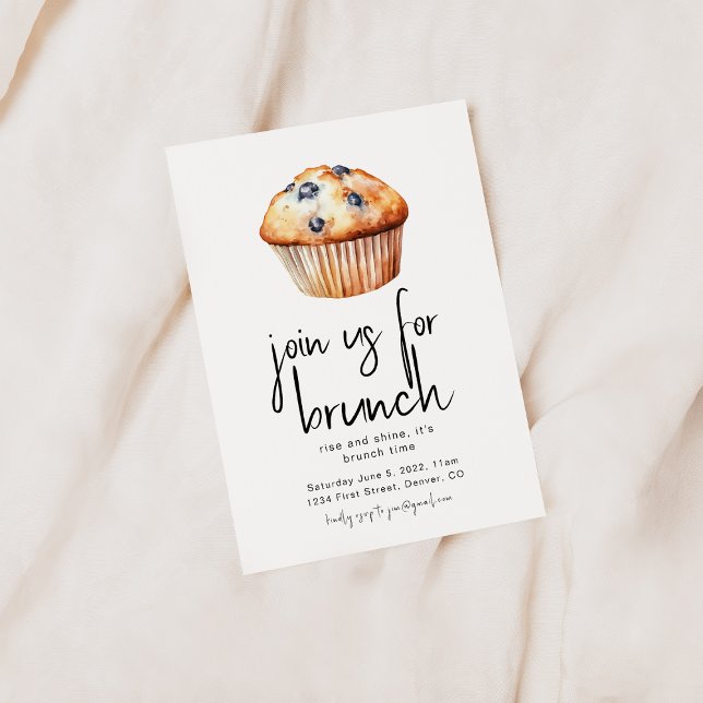Invitation Rejoignez-Nous Pour L'Invitation à Brunch (Créateur téléchargé)