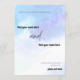 Invitation Rejoignez-nous pour une fête mariage