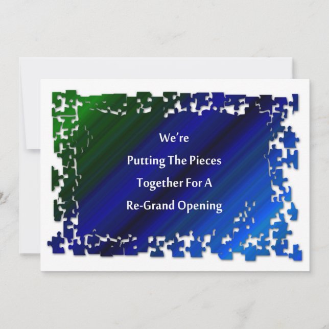 Invitation Rejoignez-Nous Pour Une Nouvelle Ouverture (Devant)