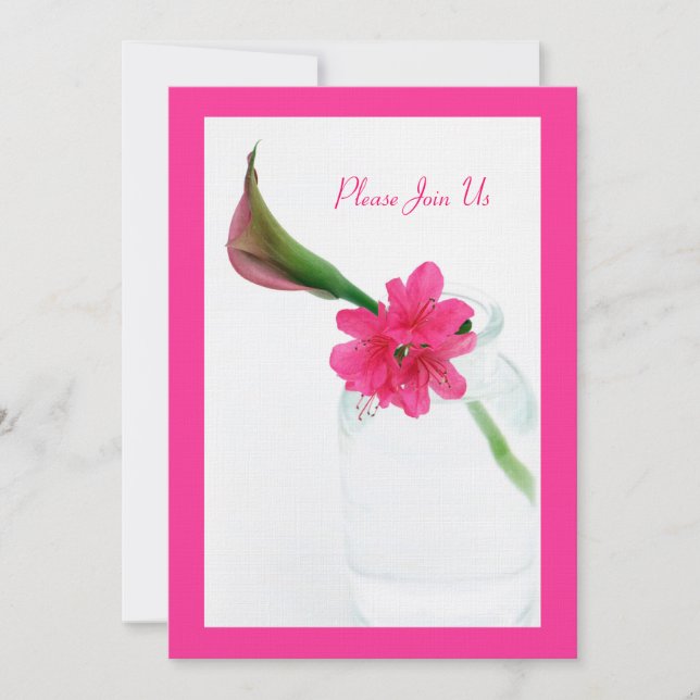 Invitation Rejoignez-nous s'il vous plaît (Devant)