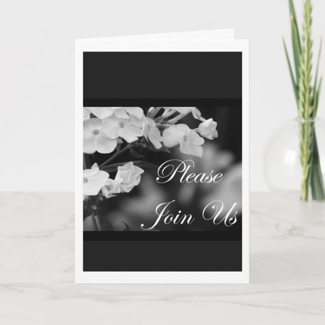 Invitation Rejoignez-nous s'il vous plaît (Devant)