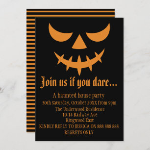 INVITATION REJOINDEZ-NOUS SI VOUS OSEZ LE PARTI HALLOWEEN