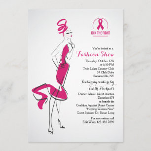 Invitation Rejoindre l'invitation du Fight Fashion Show