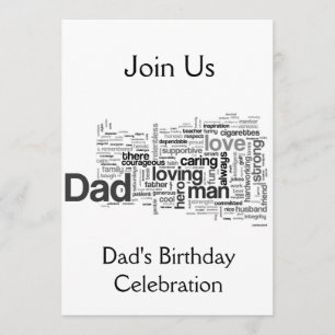 INVITATION REJOINTES-NOUS POUR L'INVITATION "PAPA'S BANTHDAY"