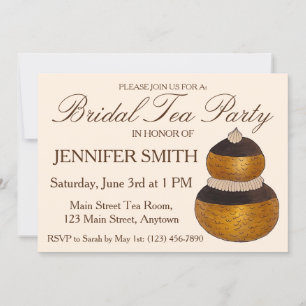 Invitation Religieuse French Choux Pâtisserie pour une Party 