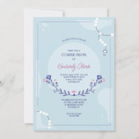 Invitation religieuse Rosaire