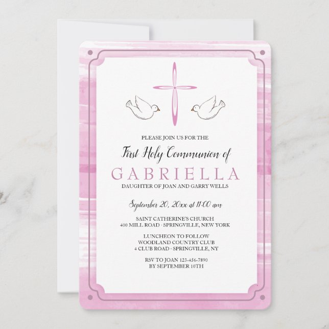 Invitation religieuse toujours fidèle (Devant)
