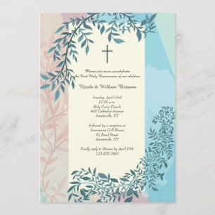 Invitation religieuse Twins
