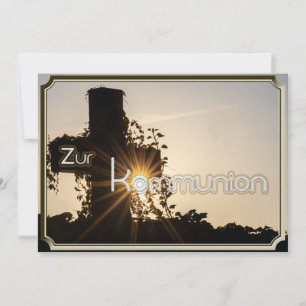 Invitation Religiöse Einladung zur Kommunion