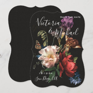 Invitation Rembrandt Floral Mariage Save the Date