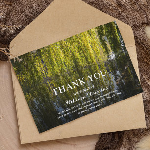 Invitation Remerciement de sympathie pour le saule
