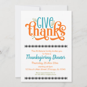 Invitation Remerciements