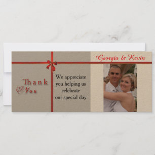 Invitation Remerciements de mariage