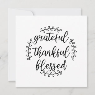 Invitation Remerciements Heureux Bénis