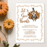 Remercions la Turquie Thanksgiving Party