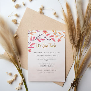 Invitation Remercions-nous