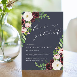 Invitation Remise du Mariage Romance de minuit