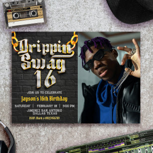 Invitation Remonter 16 avec paysage photo