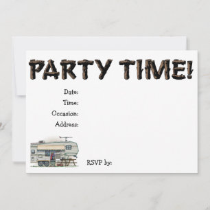 Invitation Remorque de voyage pour Camper cinquième roue Vint