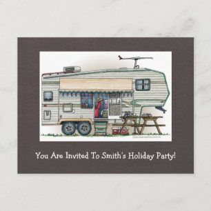 Invitation Remorque de voyage pour Camper cinquième roue Vint