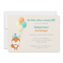 Renard des Bois avec Ballons