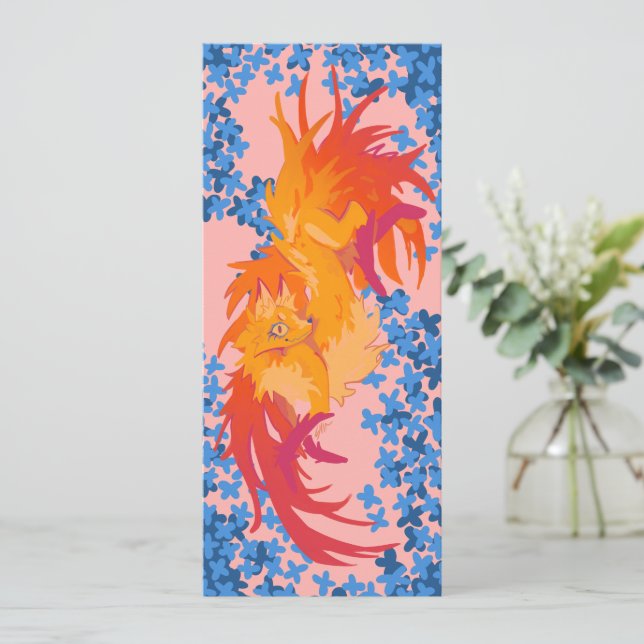 Invitation Renard fantaisie (Debout devant)