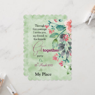 Invitation Rencontre des Amis Floraux