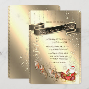 Invitation Rennes,Père Noël,Trainée Société de Noël