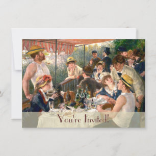 Invitation Renoir French Luncheon Booking Party