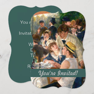 Invitation Renoir French Luncheon Booking Party
