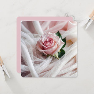 Invitation Renouveau Vow Rose Mariage rose