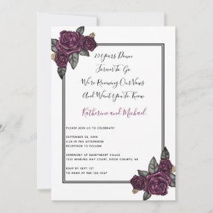 Invitation Renouvellement de 20 ans de Vow Mariage