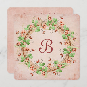 Invitation Renouvellement de la vue de la couronne mariage