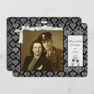 Invitation Renouvellement de Vow mariage à l'anniversaire