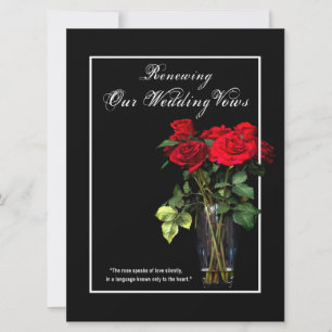 Invitation Renouvellement des vaches Mariages - Inviation Ros