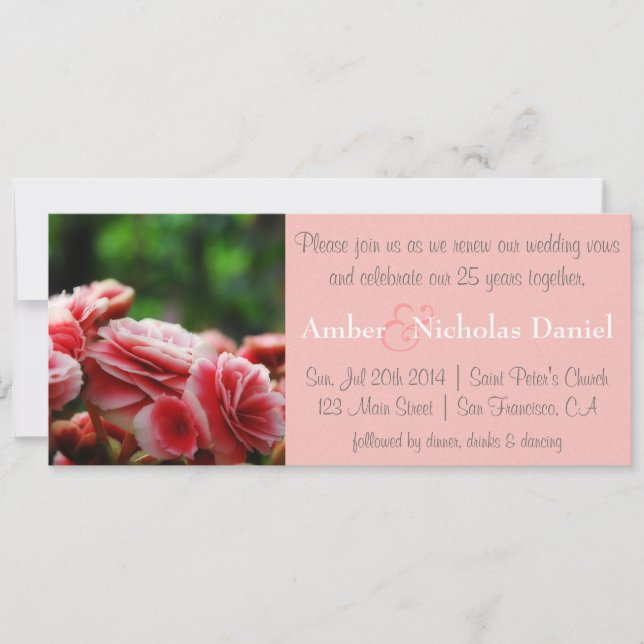 Invitation Renouvellement des voeux et 25e anniversaire :Carn (Devant)